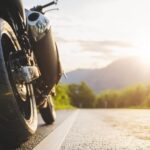 バイクの後輪